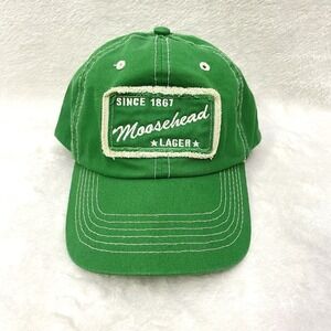 Moosehead Lager Since 1867 Hat Baseball Cap Pro Sport Image‎ Green And White